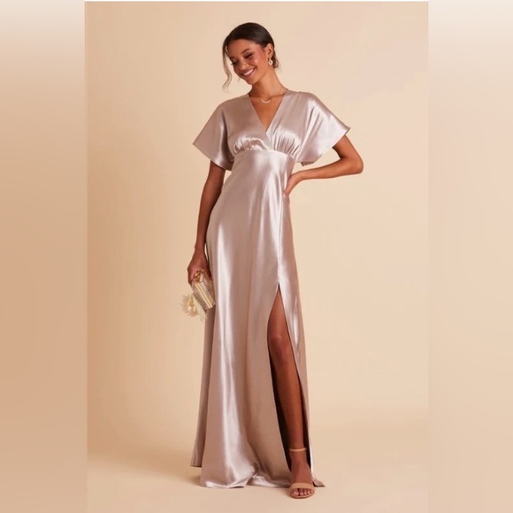 Pink Birdy Grey Dress - Picture 1 of 4